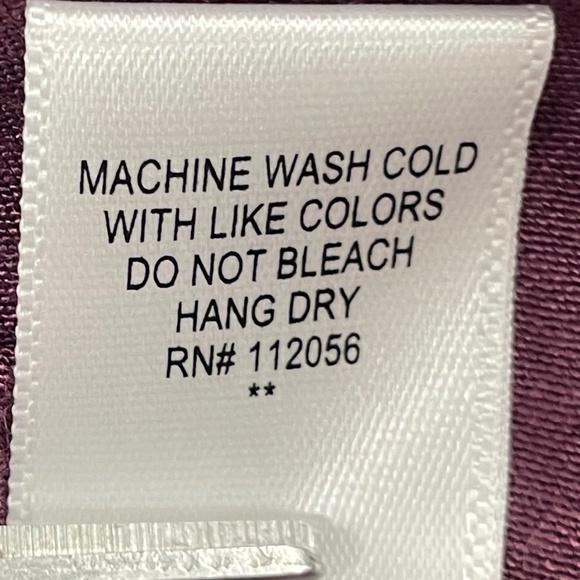 Women’s Lace Hem 1X Zenana Premium Maroon/Wine Tunic Top - Picture 10 of 13